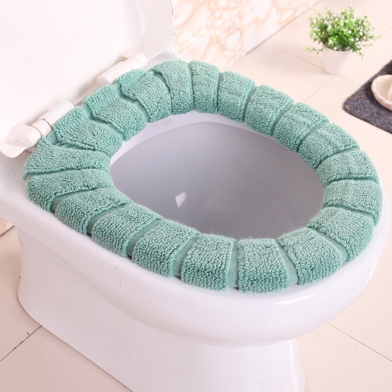 Universal varm blød vaskbar toiletsædeovertrækssæt til boligindretning nærmestool måttesædetaske toiletdæksel tilbehør: 5