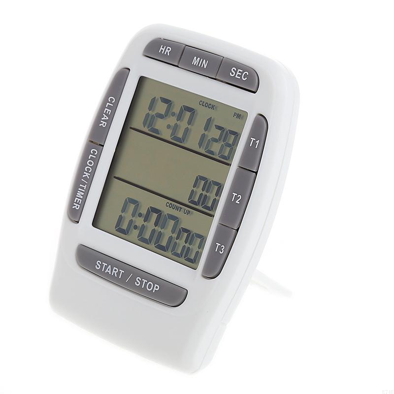 Digital LCD Multi-Channel Timer CountDown Laboratory 3 Channel Timers 99 Hours