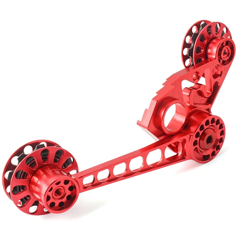 Aluminum Alloy Bicycle Chain Guide Wheel 2/3/6 Speed Folding Bike Rear Derailleur Chain Tensioner