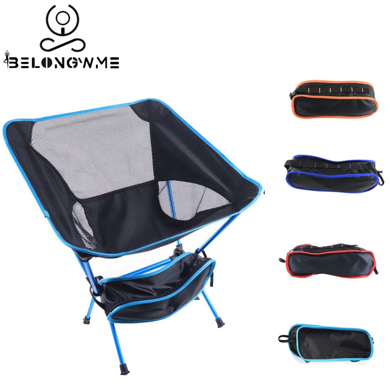 Utomhus portabel mini camping mån stol lätt vikt hopfällbar grill vandring fiske pall stol ultralätt kontor hem möbler