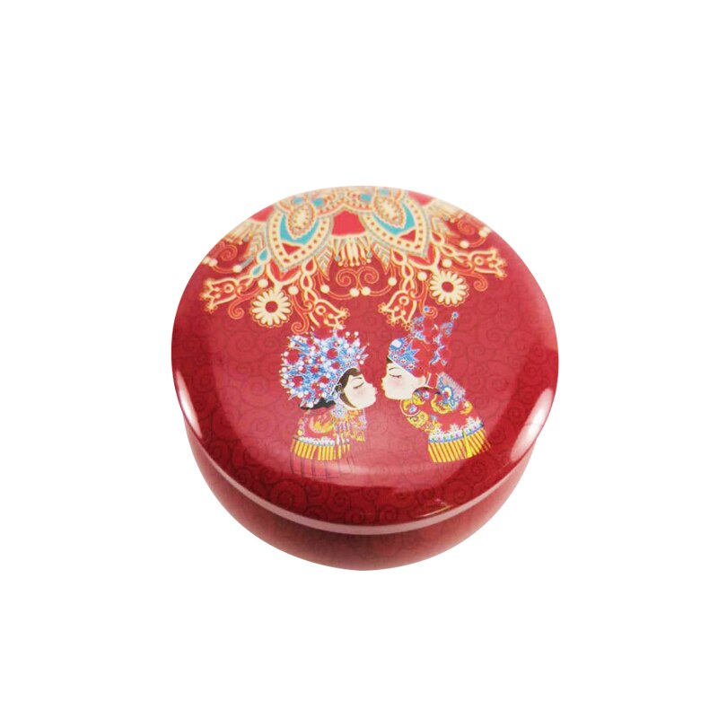 10 stuks mini blikken doosjes voor kaarsen, balsem, ronde lege potten voor sieraden, cosmetica, make-upcrème, haarwax, doosje: Stijl -9