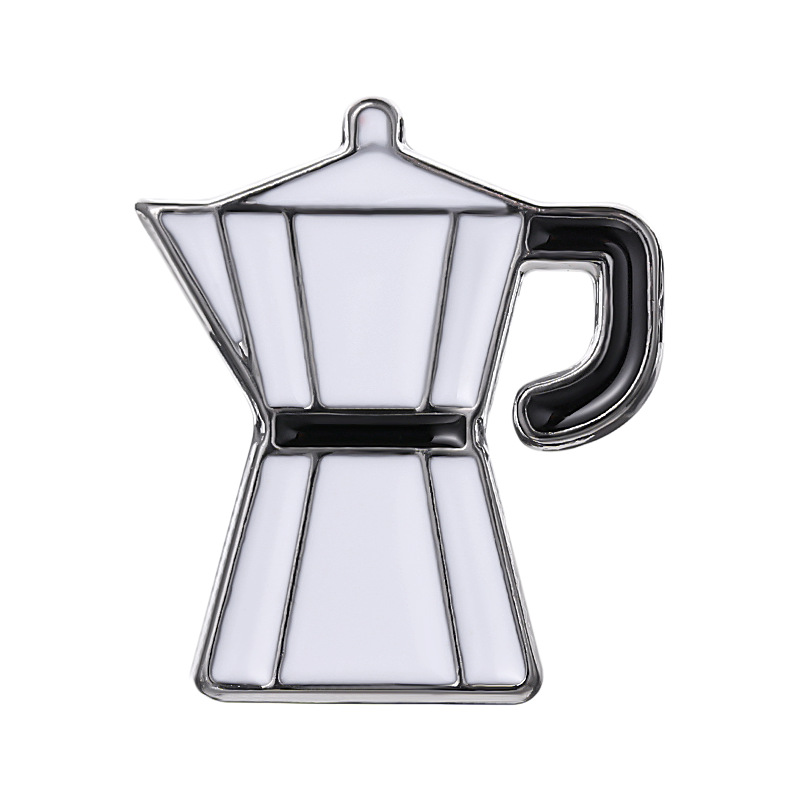 Koffieliefhebber Emaille Spelden Custom Pot Mok Beker Broches Revers Badges Creatieve Café Sieraden Cadeau Voor Barista Vrienden: Antique Copper Plated