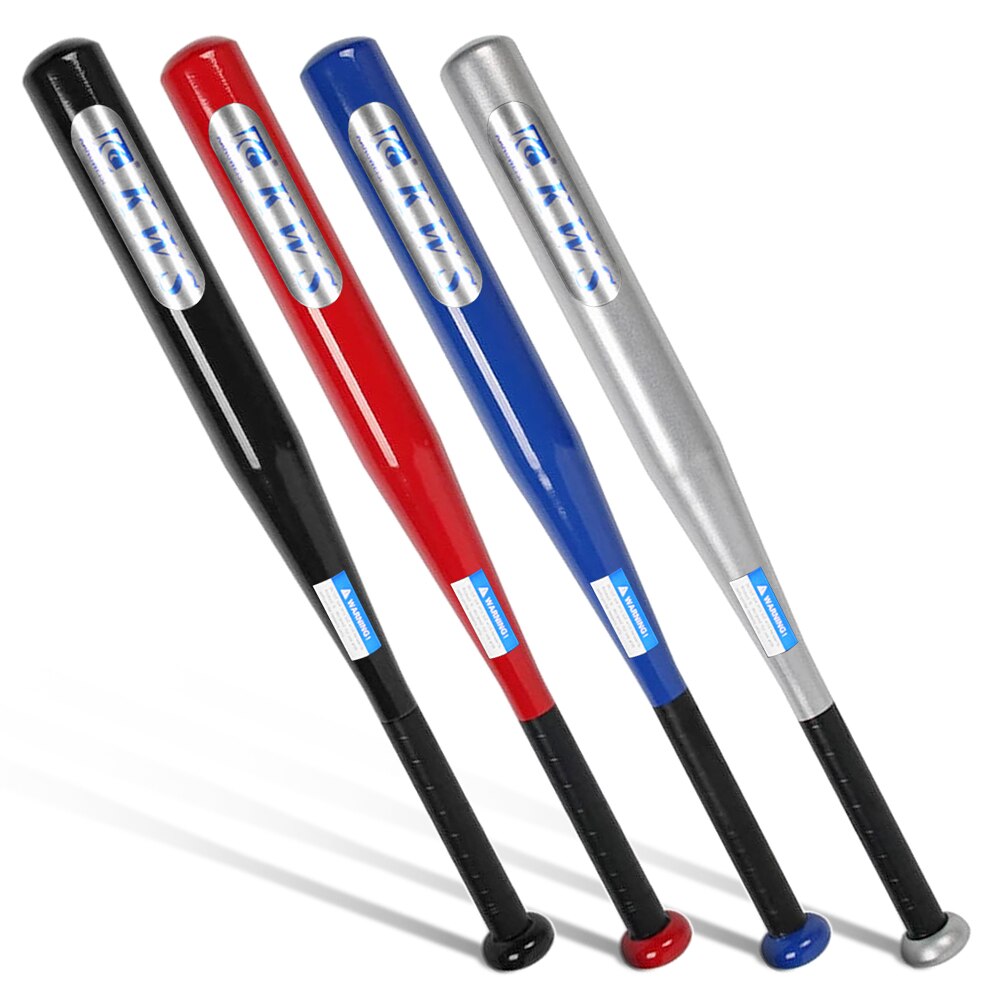 Baseball Bat 28 30 inch Carbon alloy Steel Baseball Bat Hard Ball Black Blue Red Training Softball Baseball Bat Stick sports