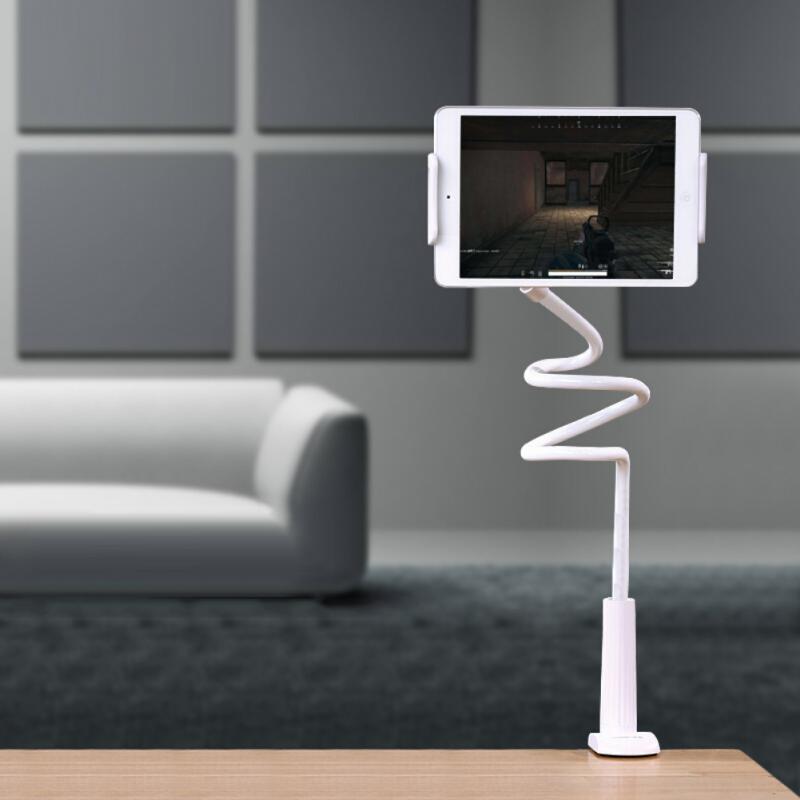 Mr. Bai Lazy Bed Desktop Mobiele Telefoon Stand Houder Universele Car Mount Clip Flexibele Bureau Tafel Bed Clips Beugel 360 ° rotatie