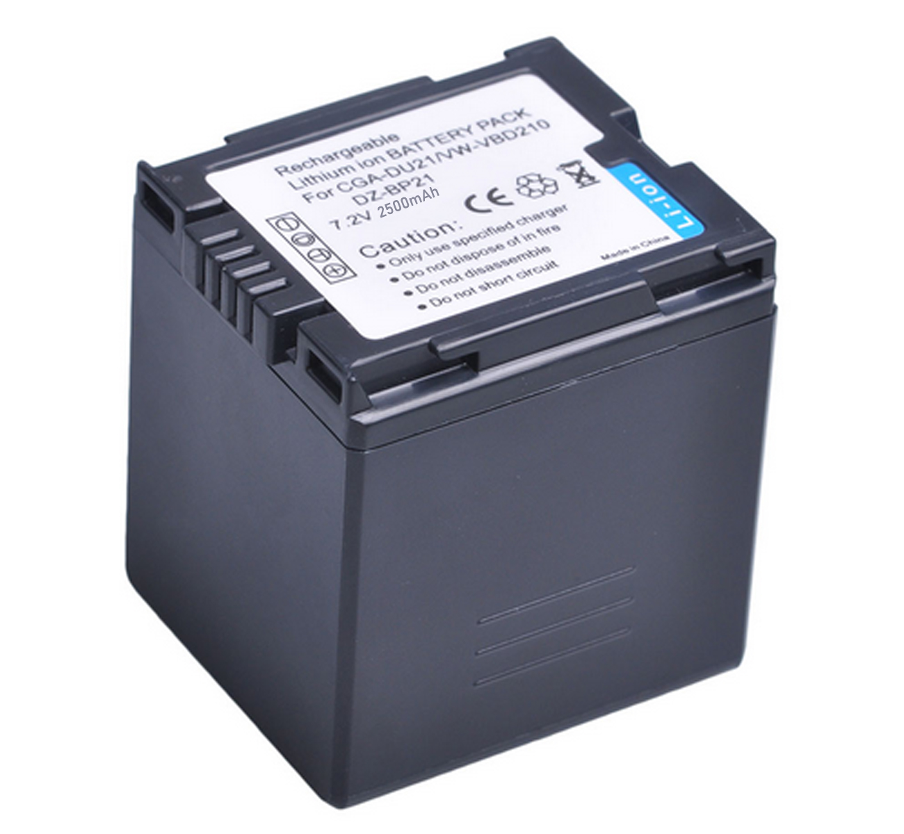 Battery Pack for Panasonic NV-GS10B, NV-GS17, NV-GS17EB, NV-GS21EB, NV-GS22EB, NV-GS25GN, NV-GS27EB, NV-GS37EB Camcorder: 1x CGA-DU21 Battery