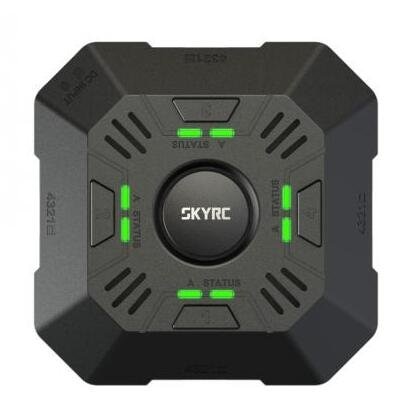 Skyrc E4Q Batterij Oplader 4 Poorten Balans Opladen Voor 2 - 4S Lipo Batterij 11-26.1V Dc input XT60 Connector 2A 3A 5A Verstelbare