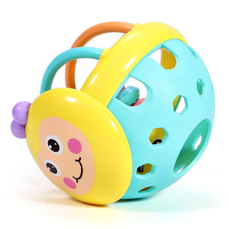 Baby Siliconen Kinderziektes Speelgoed Hand Knijpen Zachte Rubber Perceptie Bee Bijtring Bal Bijtringen Baby & Peuter Speelgoed