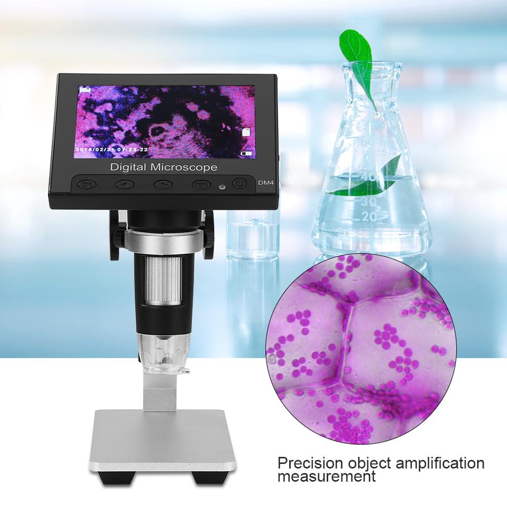 1600X DM9 Digitale Microscoop 7 Inch Verstelbare Display 1080P Full Hd Camera Usb Digitale Microscoop Met 8 Dimbare Led lichten: DM4 43 inch