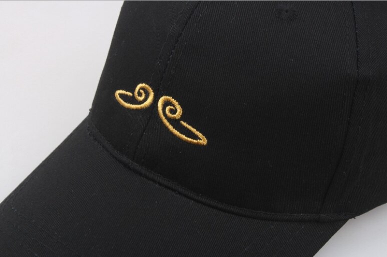 Golden Hoop Stitching owl Cotton Baseball Hat, golden cudgel Embroidered Casual Hat, Ladies Dad Hat, Bone Cap