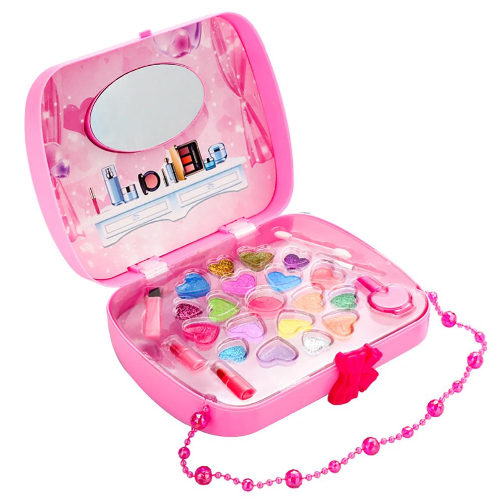 Meisjes Pretend Play Simulatie Eye Power Cosmetische Etote Tas Makeup Tools Kit Te Stor Speelgoed