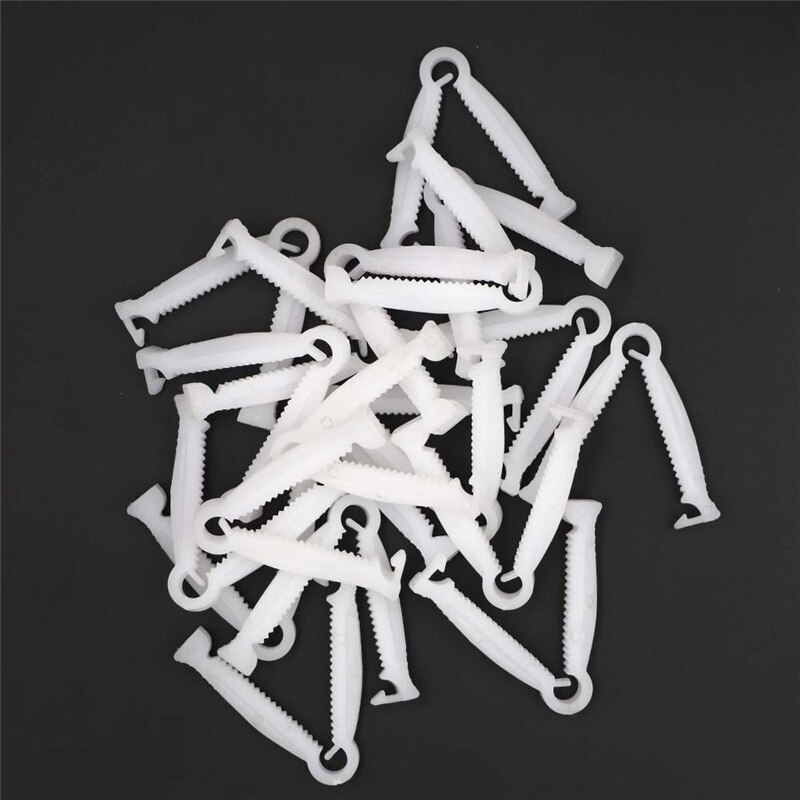 Pinces à cordon ombilical jetables, 100 pièces, Clips hémostatiques jetables pour animaux de ferme, équipement pour le bétail du porc