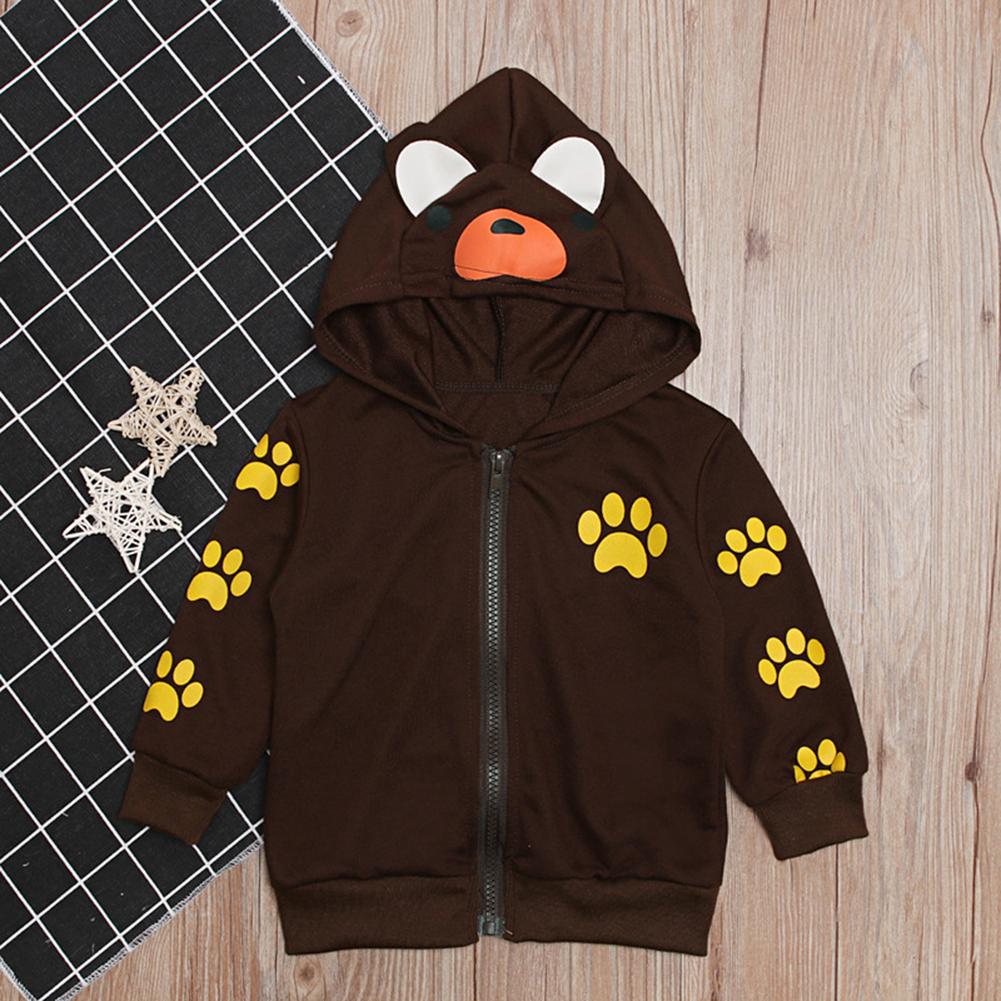 Peuter Baby Jongens Jassen Cartoon Comfort Soft Lange Mouwen Hooded Persoonlijkheid Printing Animal Lente Herfst Kleding