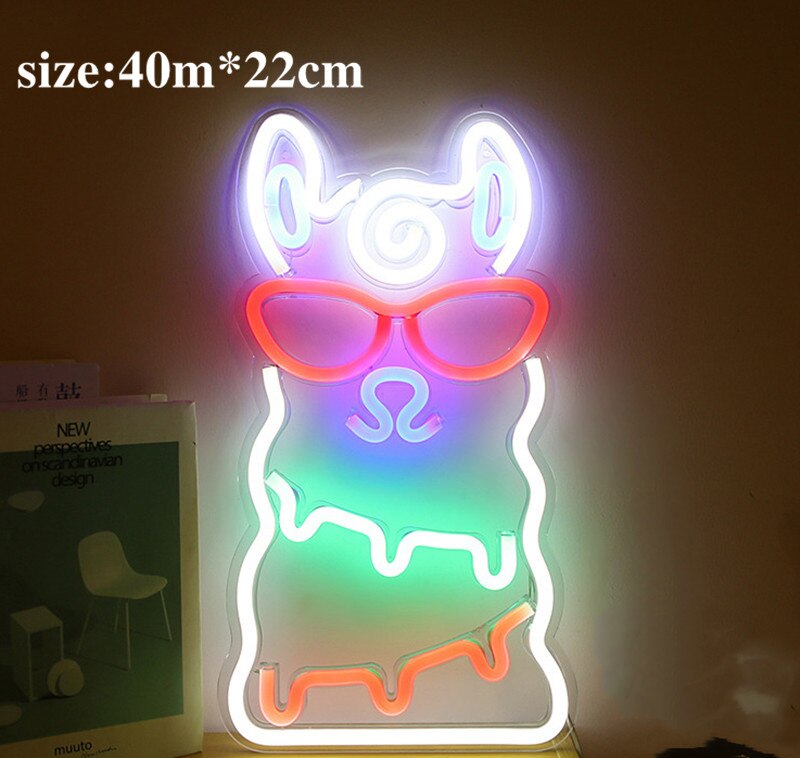 Rainbow Neon Sign Led Regenboog Licht Lamp Voor Bar Decor Regenboog Decor Neon Lamp Muur Decor Kerst Neon Lamp buis: changeable