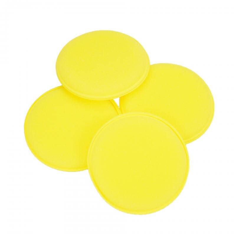 12 unids/set, esponja de pulido para el cuidado del coche, esponja de lavado redondo para el cuerpo del coche, esponja de lavado, almohadillas aplicadoras, esponjas de cera para el coche, Herramientas de limpieza
