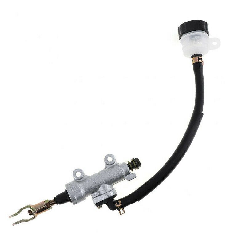 Universal 45mm Motorcycle Rear Brake Master Cylinder with Fluid Reservoir for Pit Dirt Quad ATV Bike