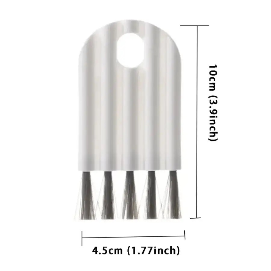 Multifunctional Keyboard Cleaning Brush Crevice Thermos Cup Lid Keyboard Bottle Mouth Brush Curved Handle