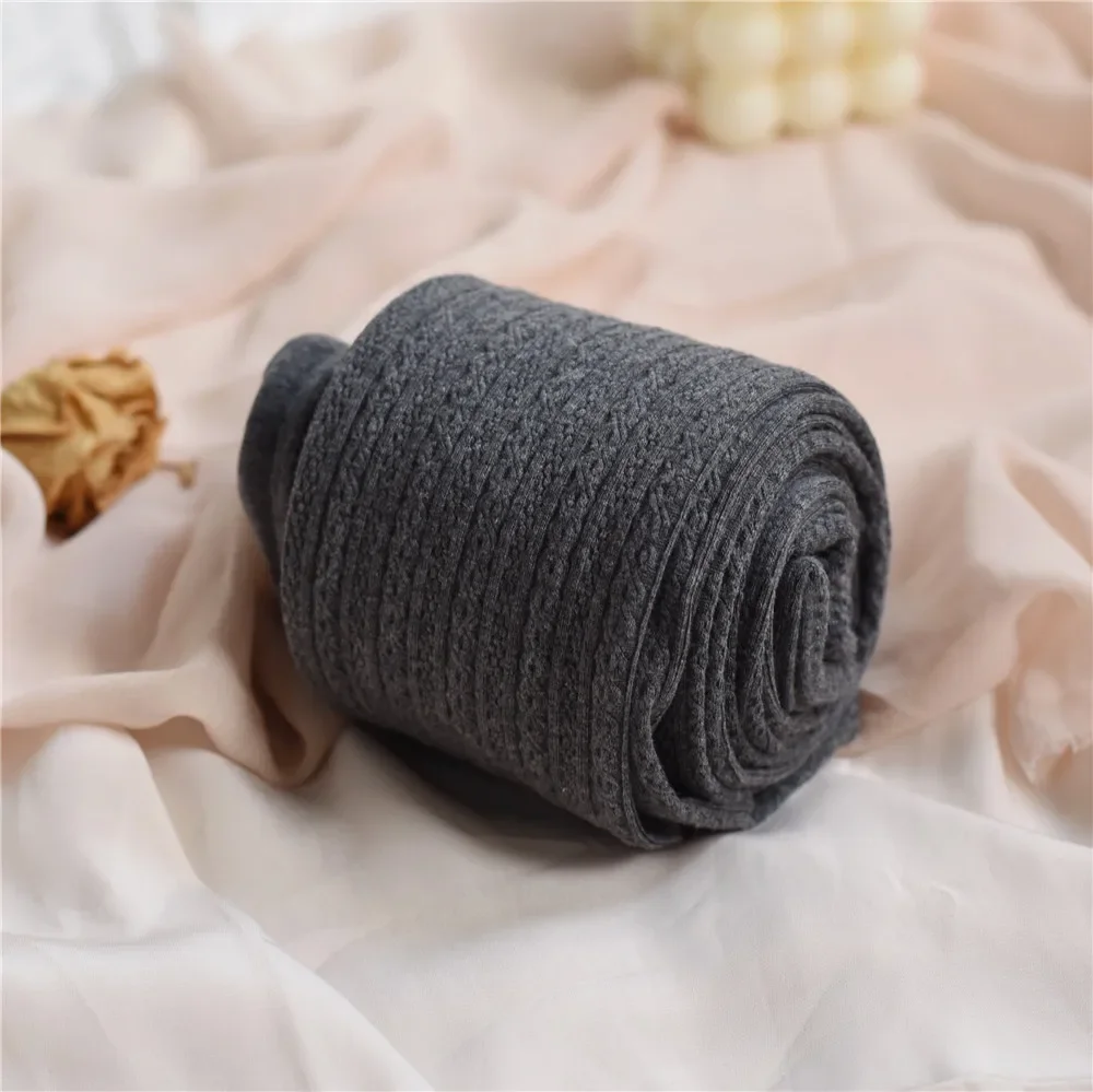 Japanse Winter Verticale Bar Warme Panty Haver Kleur Mager Volledige Voet Verdikte Basis Sokken Snoep Kleur Foundation Pluche Panty: Sky Blue