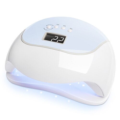 Uv Lamp Nagels 72W Lampara Uv Led Lampen 36Leds Nail Lamp Unhas Nail Droger Machine Lampe Voor alle Gels Met Smart Sensor: Blue / US plug