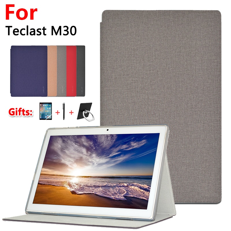 Nueva funda de soporte para Teclast M30 4G 10,1 "funda protectora de silicona suave para tableta + gfits de película