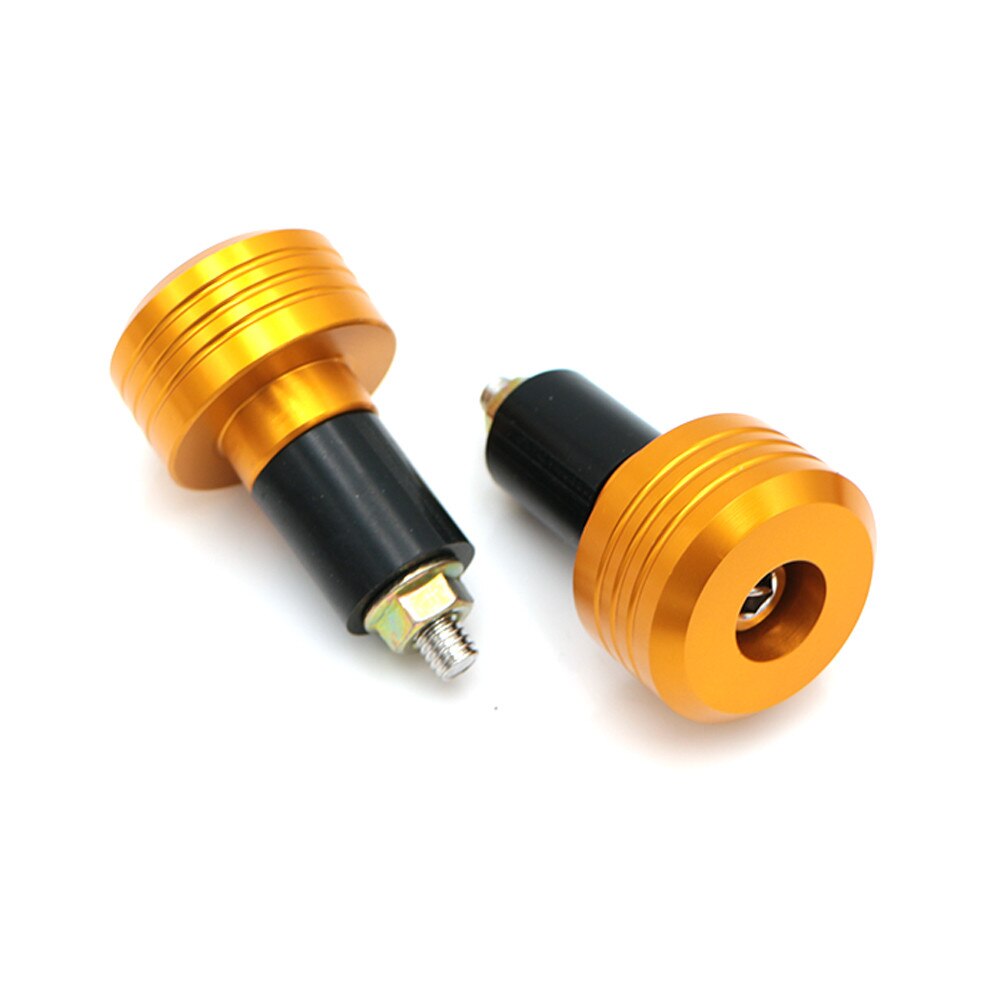 Evomosa Motorcycle Handle Bar Grips Ends Cap Sliders Handvat Bar End Gewicht CNC Aluminium Motor Cafe Racer Chopper Cruiser