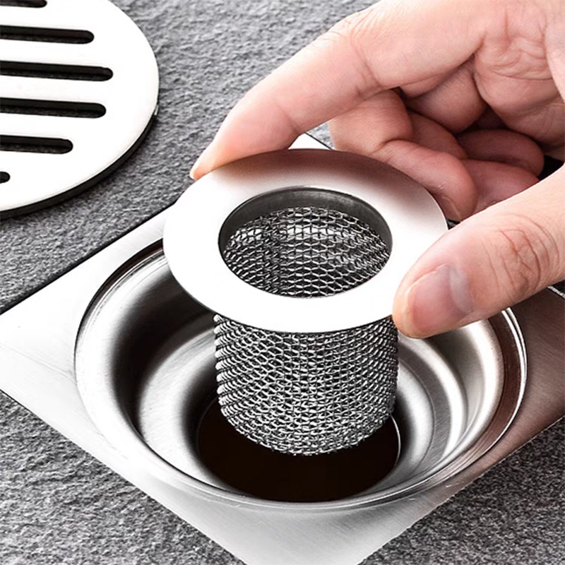 Roestvrijstalen Vloerafvoer Filter Gootsteen Anti-Verstoppingsfilter Badkamer Haarvanger Huis Douche Zeefnet Afvoeren
