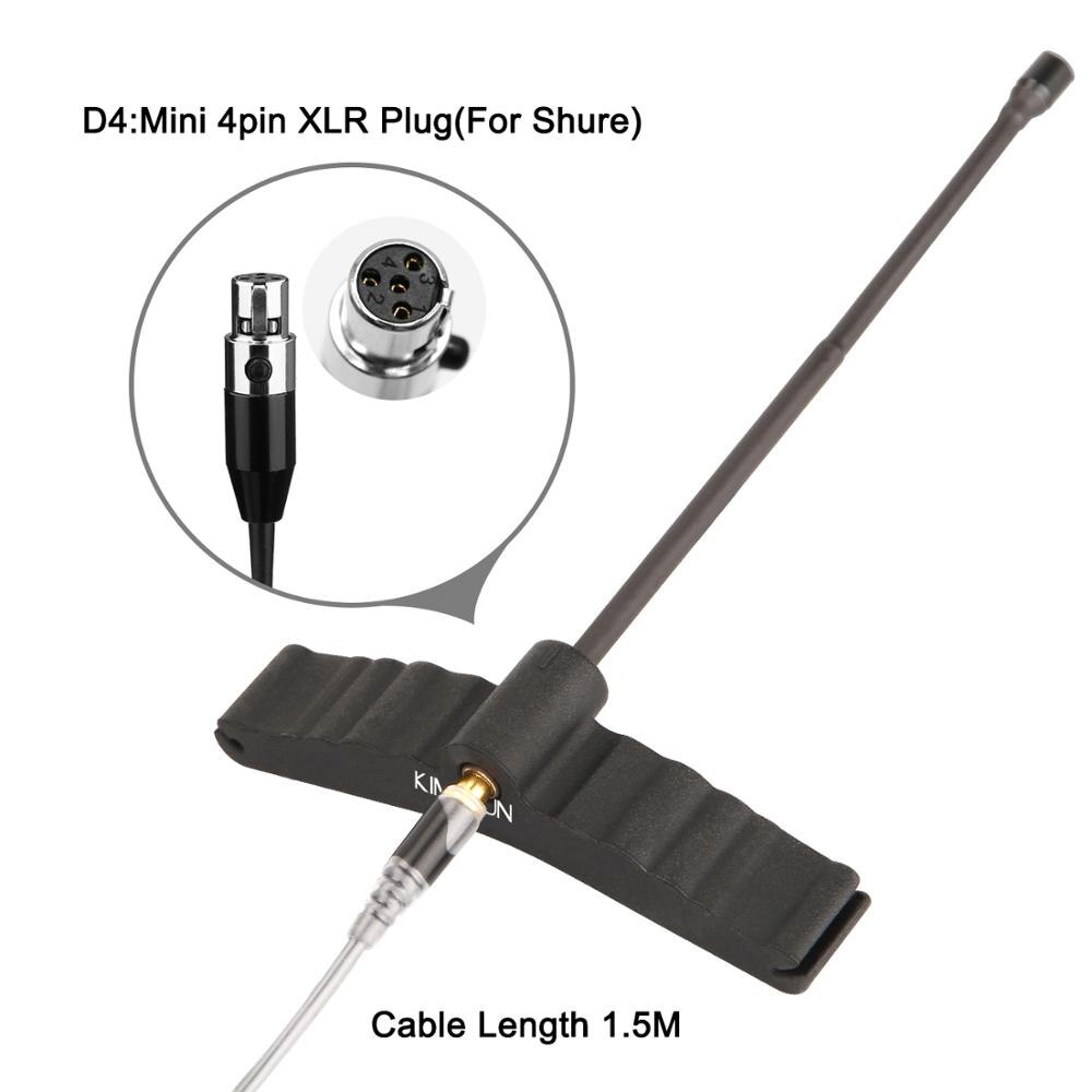 KIMAFUN Mini Musical Instrument Mic Cello special microphone stage performance wired instrument microphone: KM-CX410 D4