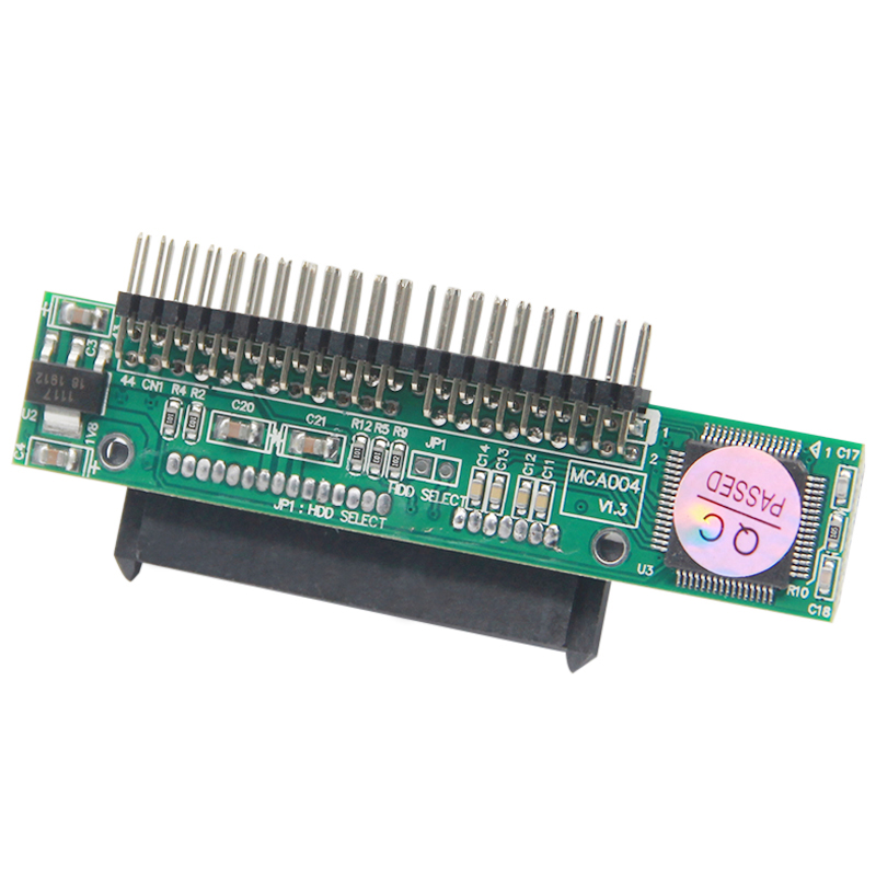 Adaptateur convertisseur de disque dur SATA vers IDE, convertisseur de port, 2.5 pouces, série ATA, HDD, parallèle, 44 broches, IDE, Bella, 004A