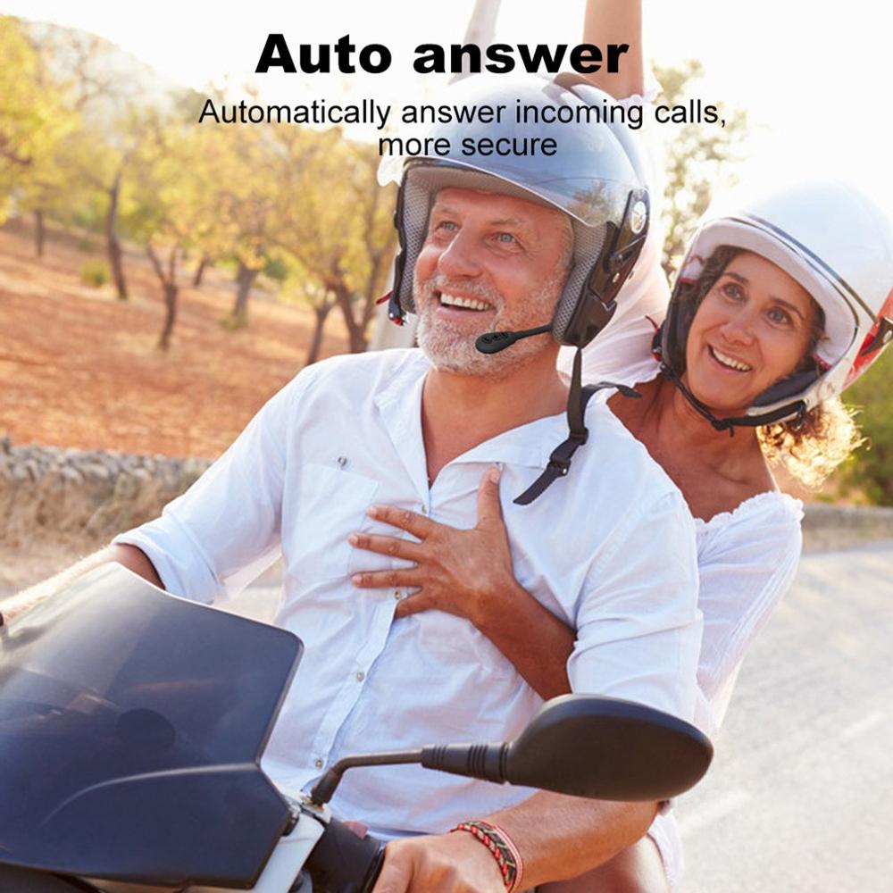 M5H Moto Helmet Headset Wireless 5.0 Ultra-thin Motorcycle Earphones Wireless Speaker Headphone Handsfree Call Music Play