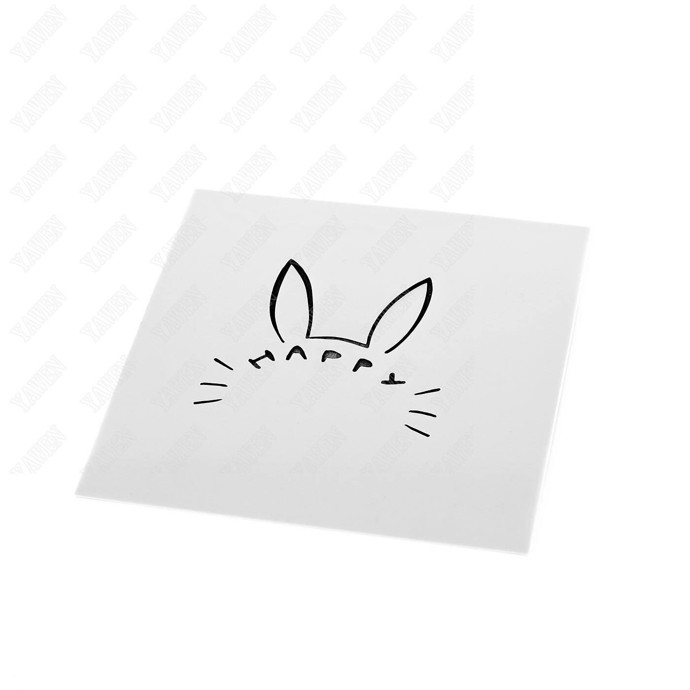 Bunny Ears Metal Cutting Dies Stencil Scrapbook Diary Decoration Embossing Template Diy Greeting Card Handmade: zx3082-stencil