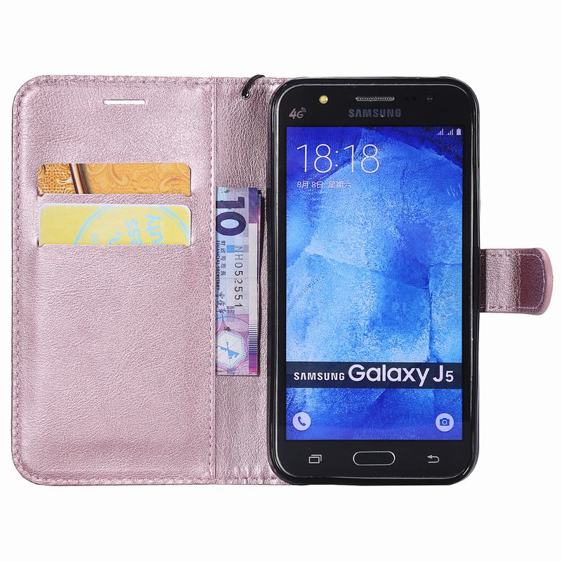 Leather Flip Phone Case For Samsung Galaxy J5 Case J500 Wallet Cover For Samsung Galaxy J5 J510 Mobile Phone Cover