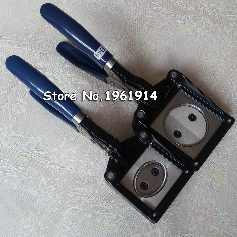 Hand Held Manual Ronde 37 Mm 25 Mm 32 Mm 44 Mm Papier Grafisch Punch Die Cutter Voor Pro button Maker