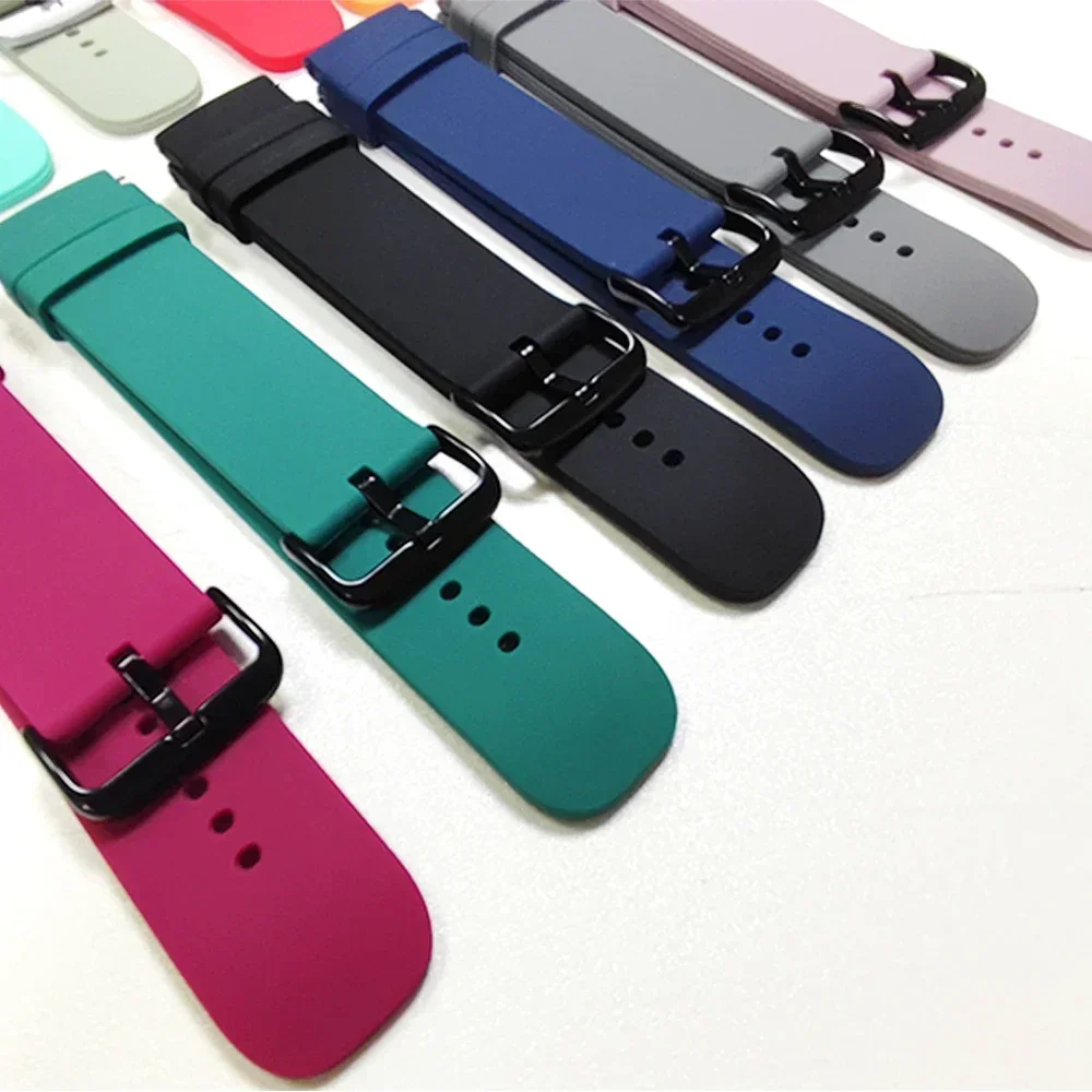 20mm 22mm silikonebånd til xiaomi watch  s4/s3/s2/s1 pro rem til huawei ur/garmin armbånd vandtæt armbånd til amazfit