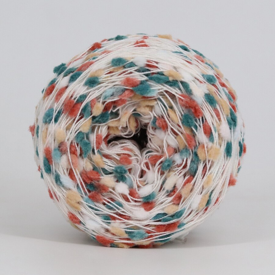 Japan Trendy Multi-color Fancy Knot Yarn 50 G Anti-pilling Polyester Blend Handknitting Yarn for Hand Crocheting Scarf Sweater: L009