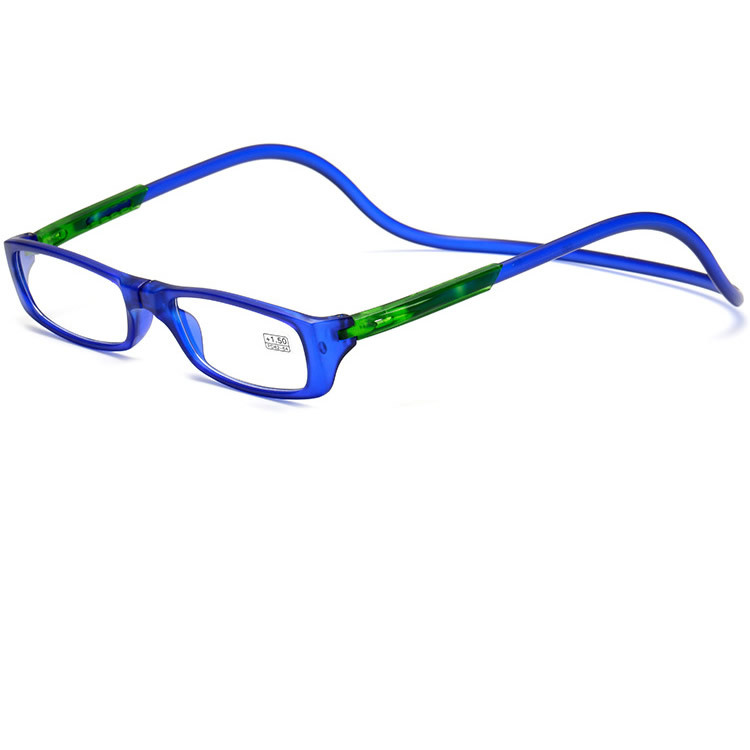 Presbyopie Brille Presbyopie Schutzbrille Stein Mann Spiegel Transparent Acetat Drehbare Auge Starke Magnetische