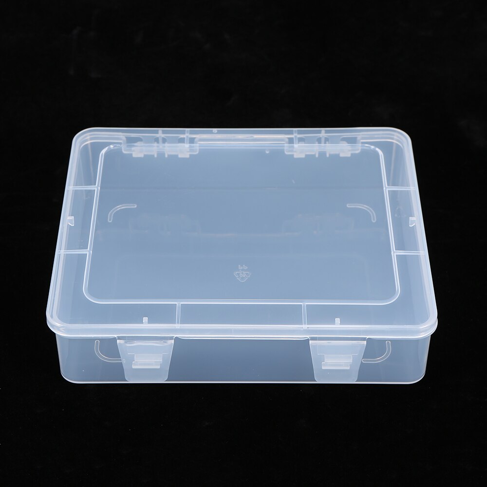 Bærbar gennemsigtig lastboks  a4 papir opbevaringsboks enkelt rum værktøj papirvarer opbevaringsboks: Syc -209-1
