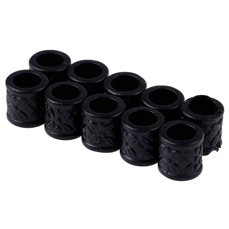 10 unids/lote pelo anillos para rastas brazalete anillo, accesorios para el cabello para trenzas pelo cuentas Dreadlock pavor cuentas