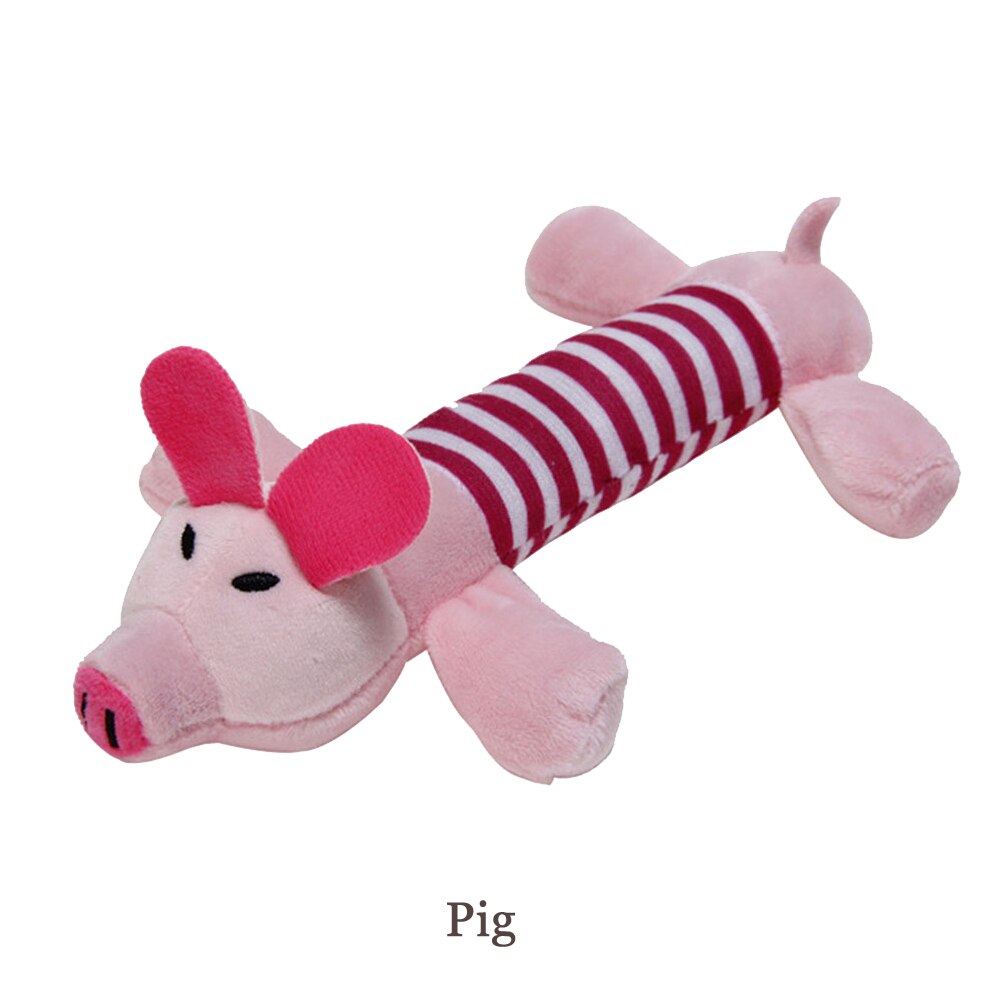 Miflame Large Dogs Toys For Pet Accessories Labrador Poodle Toys Dinosaur Small Dog Supplies Squeaky Puppy Toy For Pet Toy Chew: pink pig