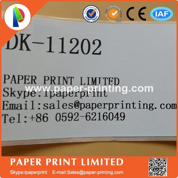 1 ROLL DK11202 DK 11202 BROTHER COMPATIBLE LABELS free send 1 piece reuseable plastic frame etiquette