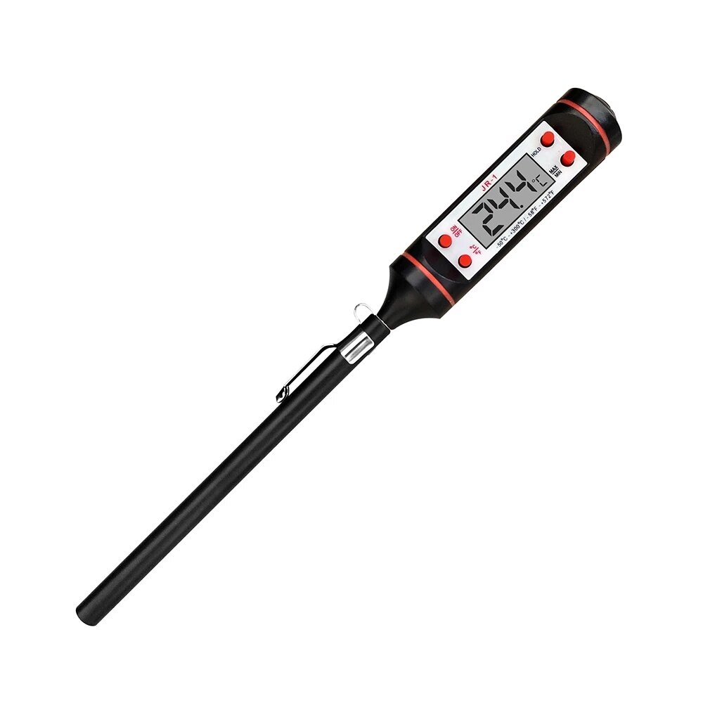 Thermomètre numérique électronique pour aliments, pour gâteaux, bonbons, frites, BBQ, température des aliments, de la viande, avec longue sonde