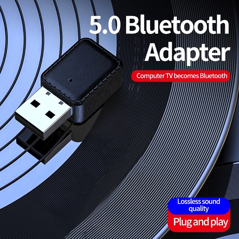Receptor y transmisor Bluetooth 5,0, Adaptador 2 en 1, 3,5mm, Aux, para teléfono, PC, altavoz, TV y coche