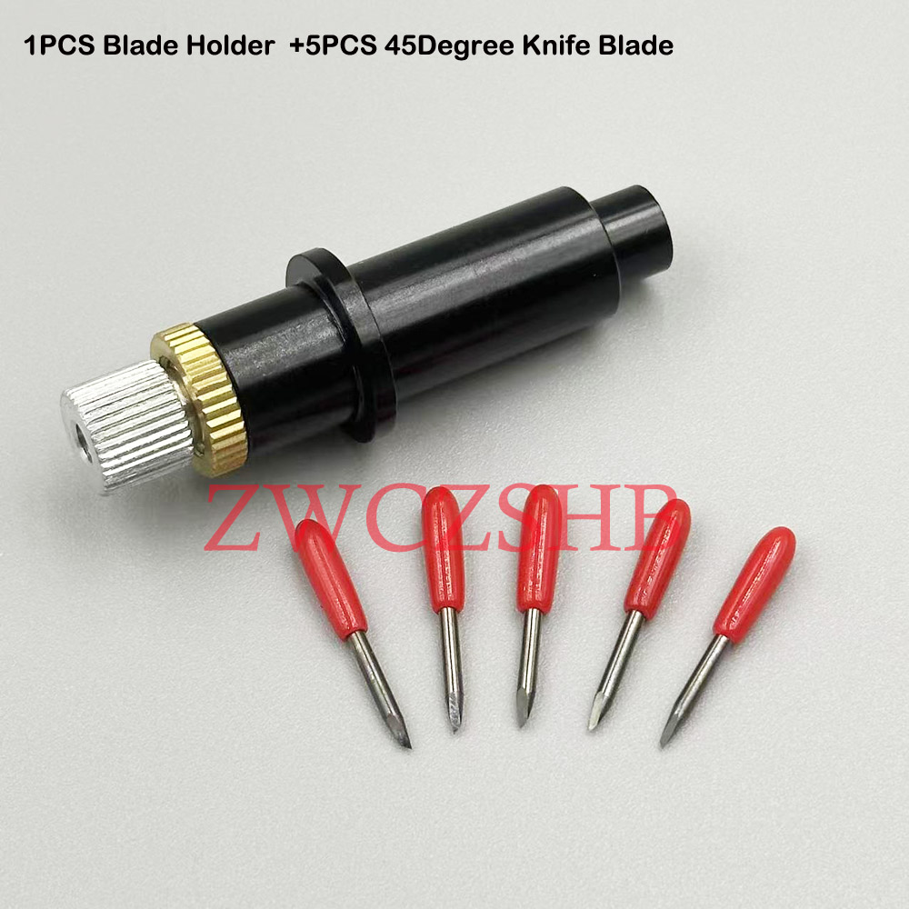 6PCS Cutting Plotter Mimaki Knife Blade Holder for Mimaki CG-60 CG-130 CJV150 CJV30 Printer Vinyl Cemented Carbide Blade Holders: Black on White