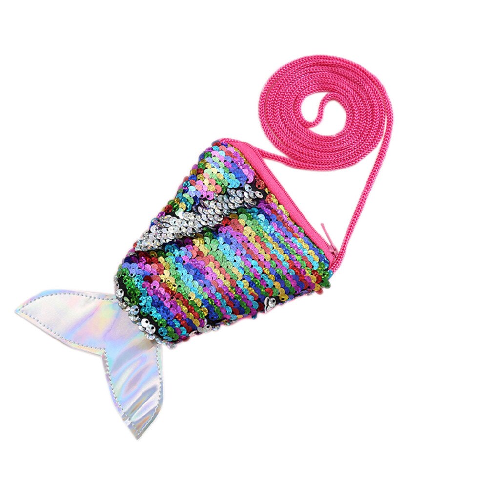 Kleine Münze Geldbörsen Pailletten Kinder Handtaschen Zipper Getäfelten Fisch Form Geldbörsen Niedlich Tasche Schlüssel Paket Handtasche Frauen кошелек T: MULTI