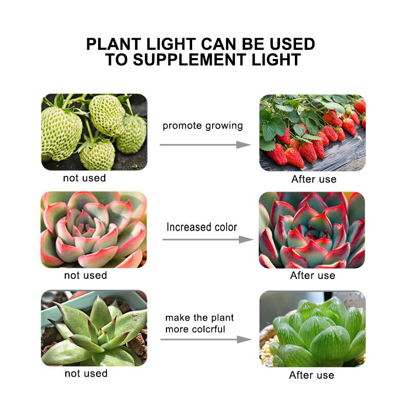 Fullspektret ledet plante vokser lyspære  e27 MR16 gu10 220v fitolampy phyto lampe til innendørs hageplanter blomst hydroponics vokser