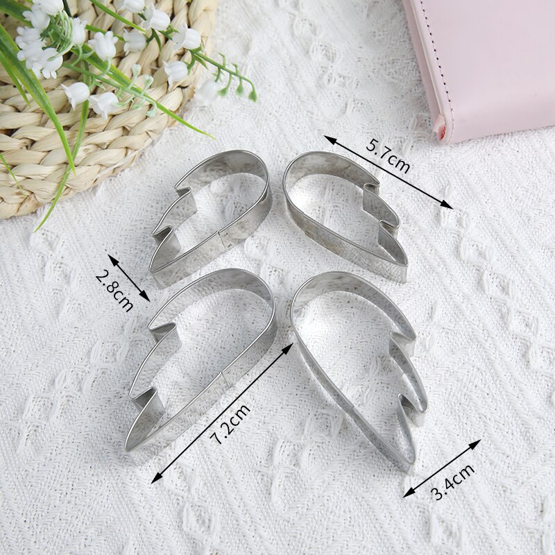3Pc 4Pc Biscuit Cutter Mold Rvs Cookie Cutters Diy Cartoon Fondant Gebak Mold Voor Keuken Bakken Accessoires: Stainless steel 11