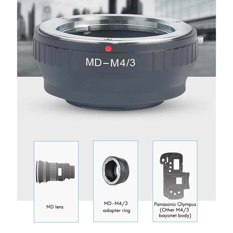 Md -m43 adapterring für minolta mc/md objektiv auf  m43 m4/3