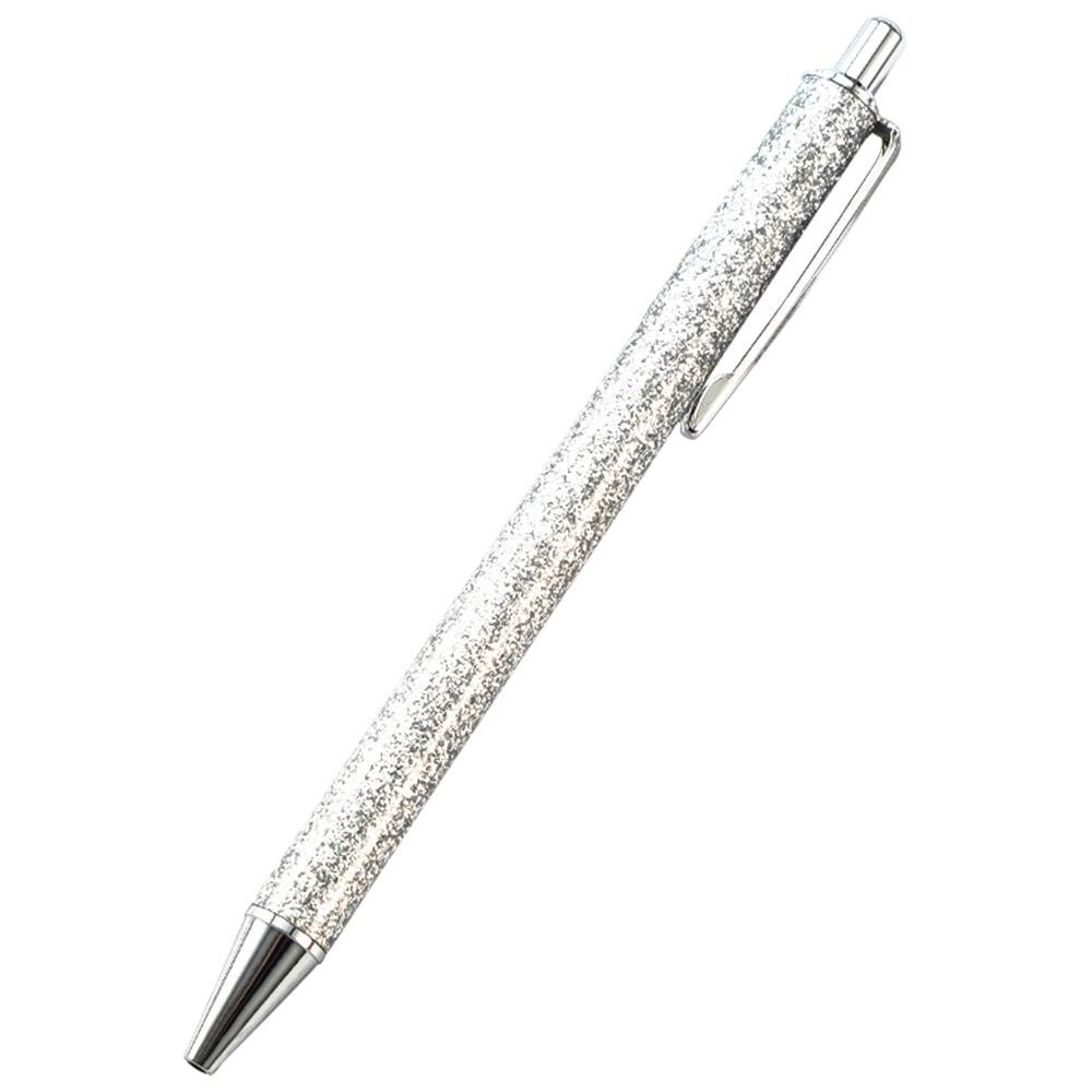 1 Stuks Flash Kristal Pen Metalen Hanger Balpen Kogel 1.0 Mm Briefpapier Kantoor & School Pen Balpen Inkt zwart Blauw