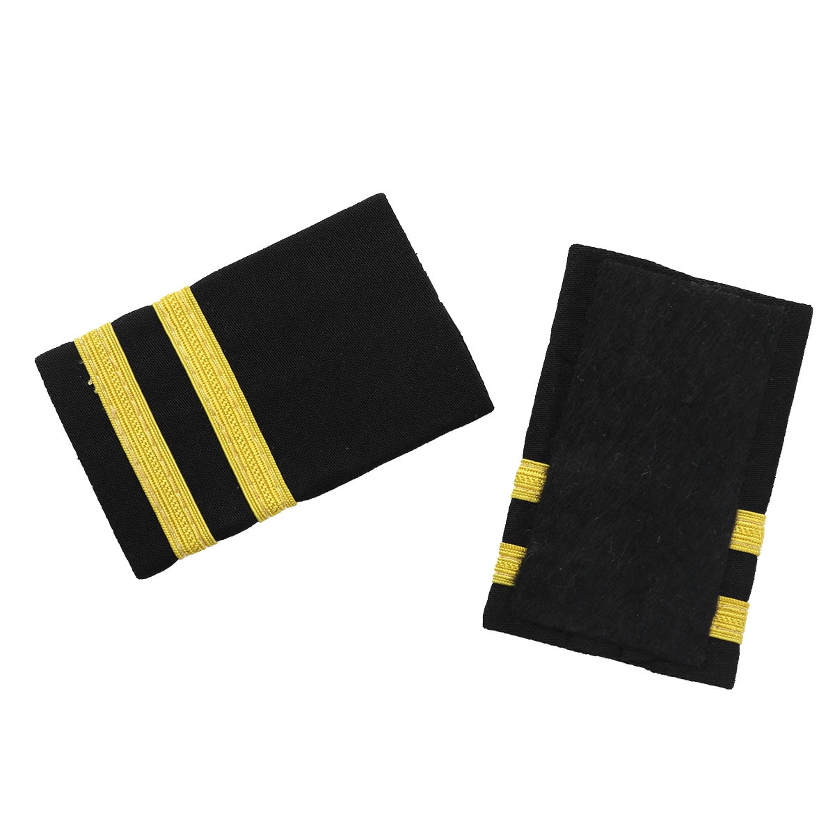 1 Paar Een/Twee/Drie/Vier Bar Polyester Materialen Traditionele Professionele Sailor Uniform Epauletten Met Goud nylon Strepen