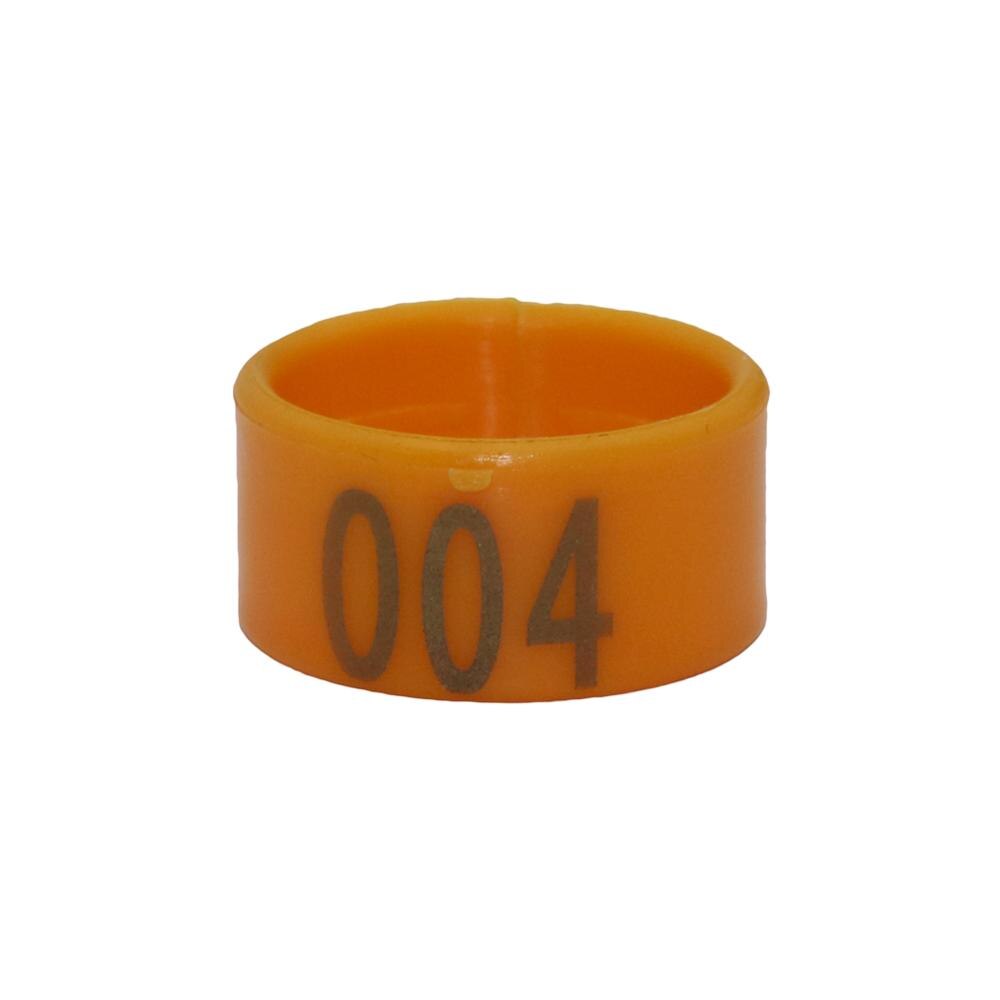 16mm/18mm/20mm Huhn Fuß Ring Kunststoff Nein.1-100 Digitale Identifizierung Fuß Ring Huhn Koop Fütterung liefert 100 Stck: Gold / innere Durchmesser 1.8cm