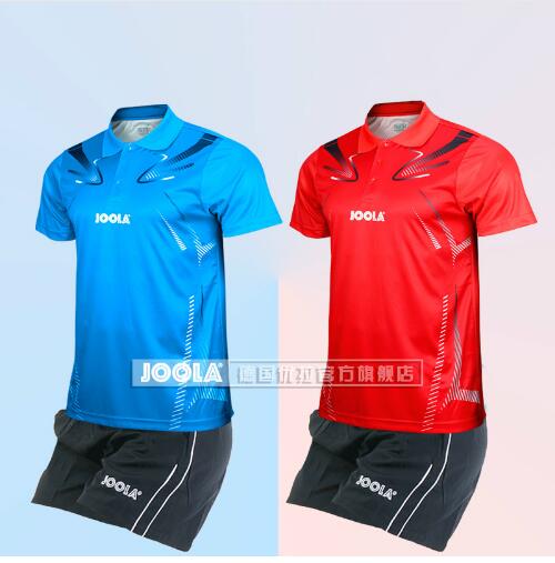 JOOLA table tennis suit men's and women's team uniform table tennis sportswear short sleeved breathable match suit T shirts