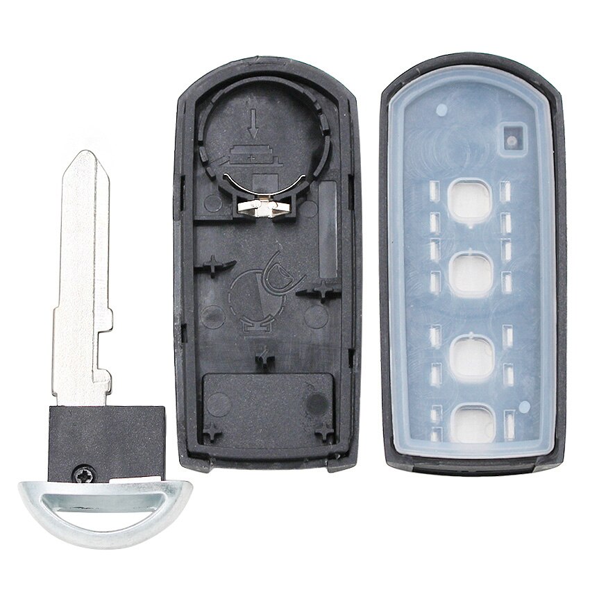 2+1 Button 3 Button 3+1 Button 4 Button Replacement Remote Key Shell Case Fob For Mazda 3 5 6 CX-7 CX-9 with insert key